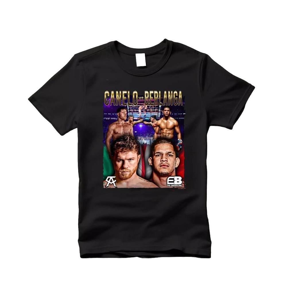 Canelo Vs Berlanga Fight T Shirt Vs Size Medium Boxing Unisex